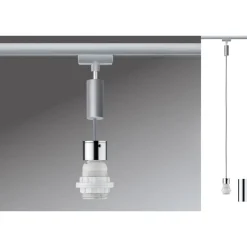 Valaisinjohtosarja kiskoon Paulmann URail 2Easy Basic E27 1500mm mattakromi