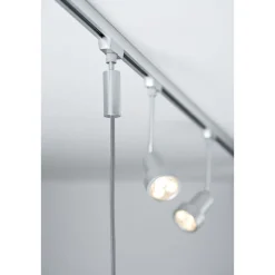 Valaisinjohtosarja kiskoon Paulmann URail 2Easy Basic E27 1500mm mattakromi