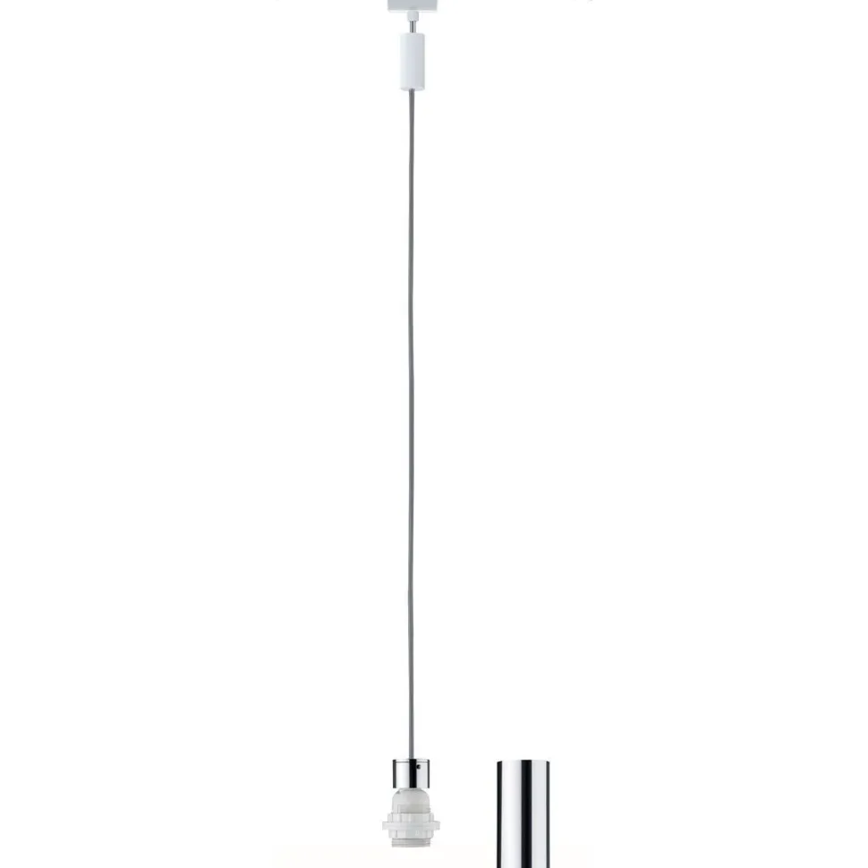 Valaisinjohtosarja kiskoon Paulmann URail 2Easy Basic E27 1300mm mattamusta