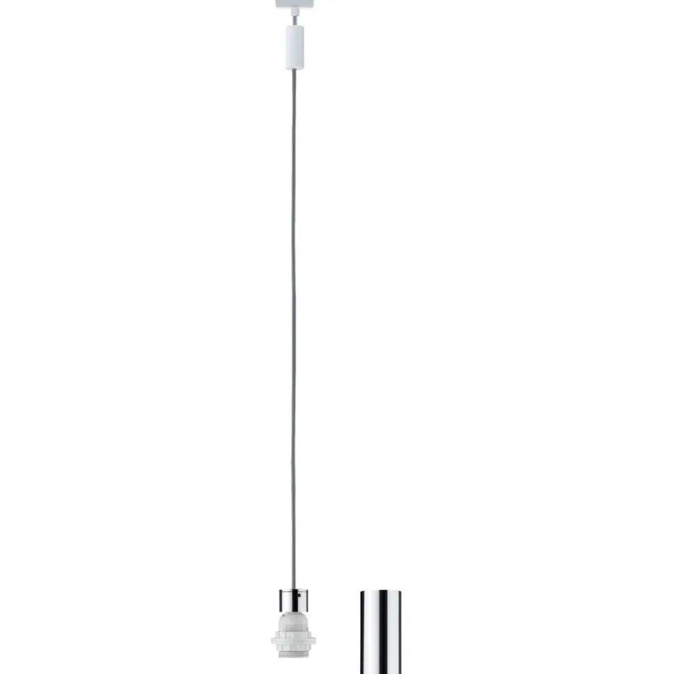 Valaisinjohtosarja kiskoon Paulmann URail 2Easy Basic E27 1300mm mattamusta