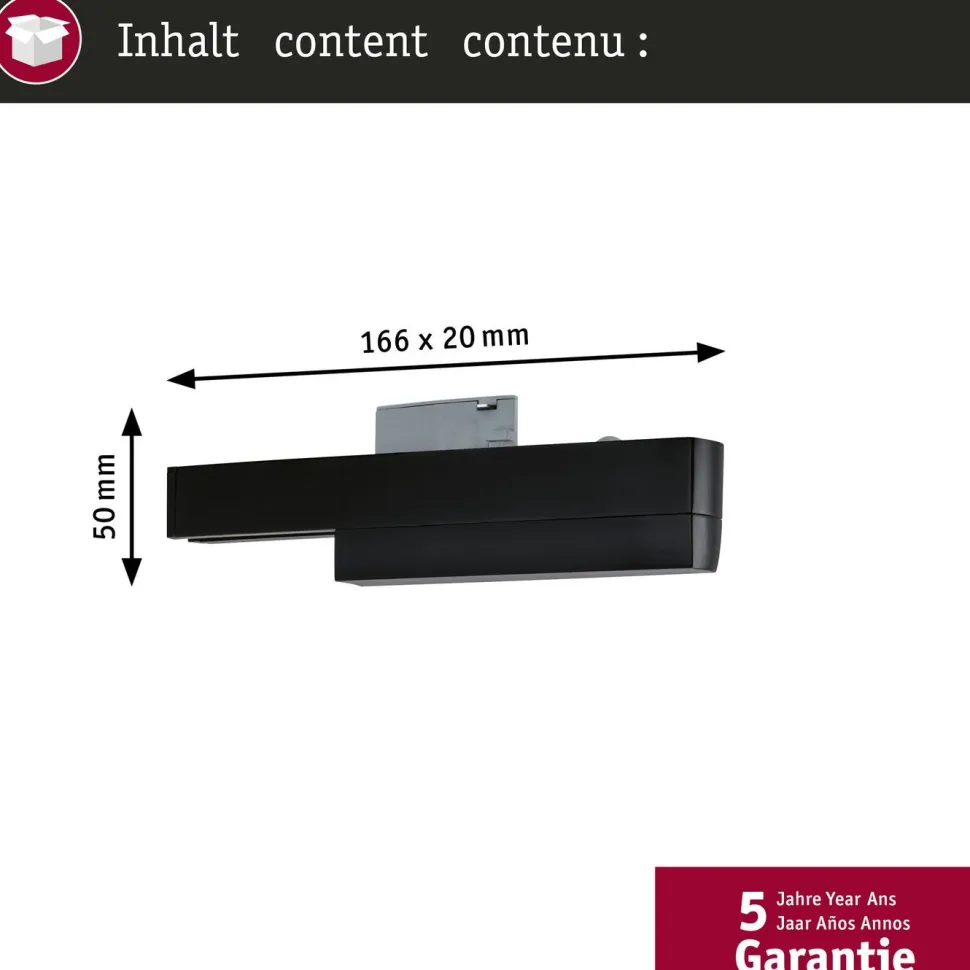 Valaisinkiinnike Paulmann URail Zigbee 3.0 spottivalaisimelle kiskoon valkoinen