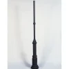 Valaisinpylväs 655-750 Hercules musta 2630 mm
