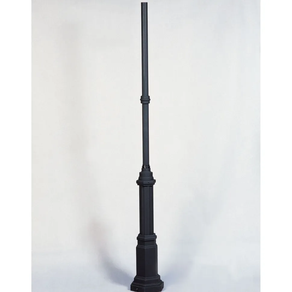 Valaisinpylväs 655-750 Hercules musta 2630 mm