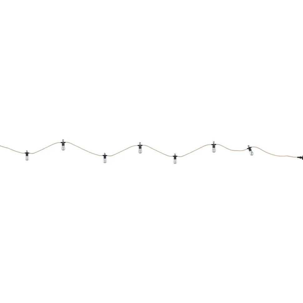 Valoketju LED Trio Ember 6m musta/luonnollinen väri