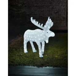 Valokoriste Konstsmide Hirvi, IP44, 136 x LED, 65cm