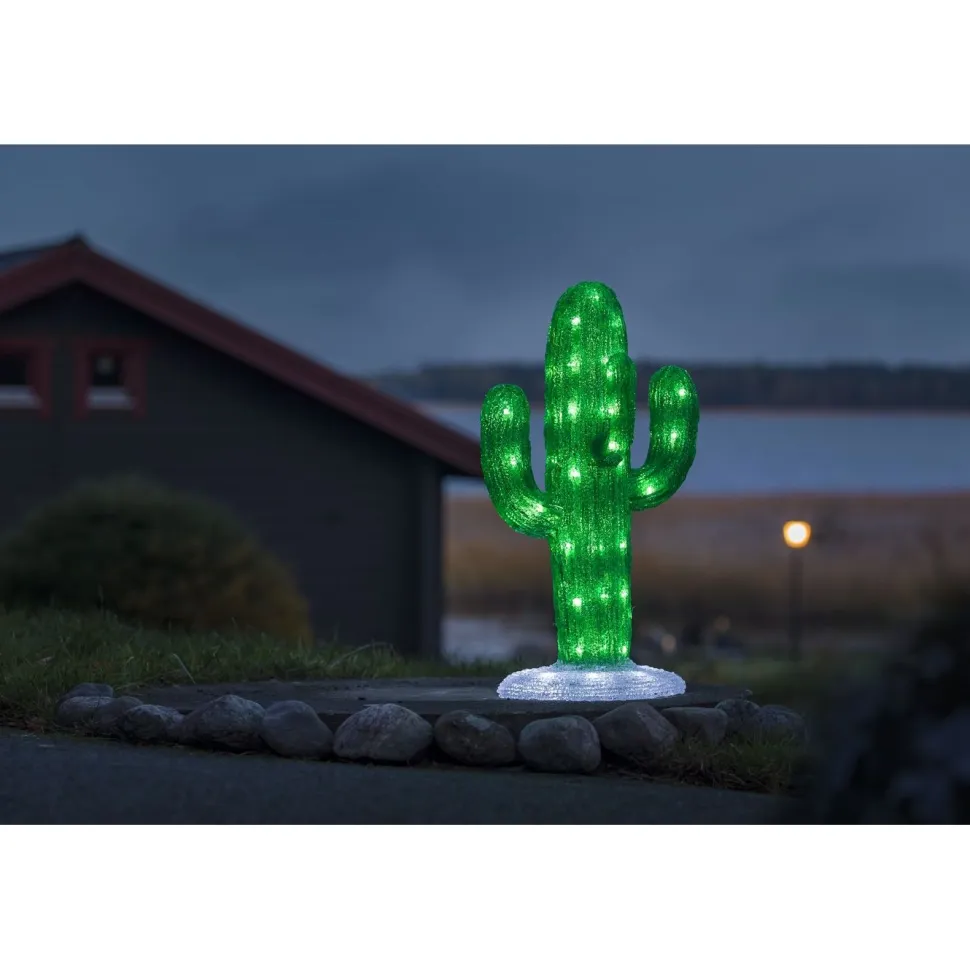 Valokoriste Konstsmide Kaktus, IP44, 64 x LED, 45cm