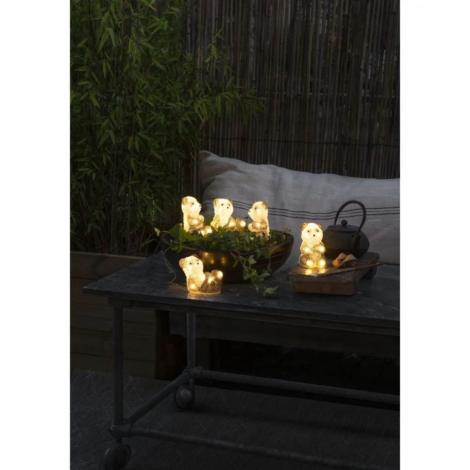Valokoriste Konstsmide Pandat, IP44, 5-osainen, 40 x LED, 9.5/11.5cm