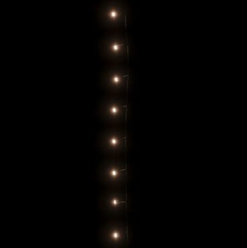 Valonauha, 400 LED-valoa, 40 m, 8 valoefektiä, IP44, lämmin valkoinen