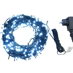 Valonauha, 600 LED-valoa, sisä- ja ulkokäyttöön, 60 m, kylmä valkoinen