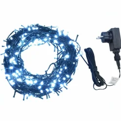 Valonauha, 400 LED-valoa, sisä- ja ulkokäyttöön, IP44, 40 m, kylmä valkoinen