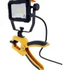 Valonheitin LED Energie, 20W, 1700lm, IP44, puristimella, keltainen