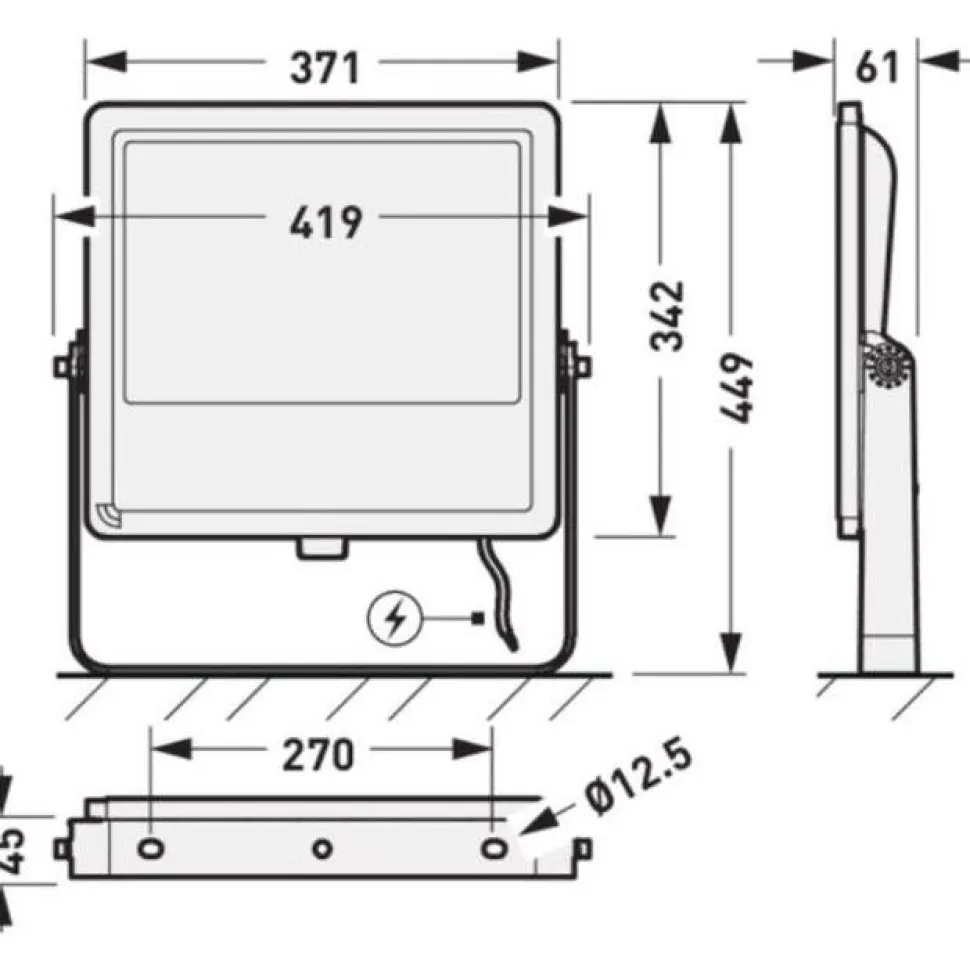 Valonheitin Twenty3 2390 G2, IP65, 160W, 25000lm, 3/4K