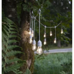 Valosarja Star Trading String Light, ulkokäyttöön, 10-osainen, 360cm, musta