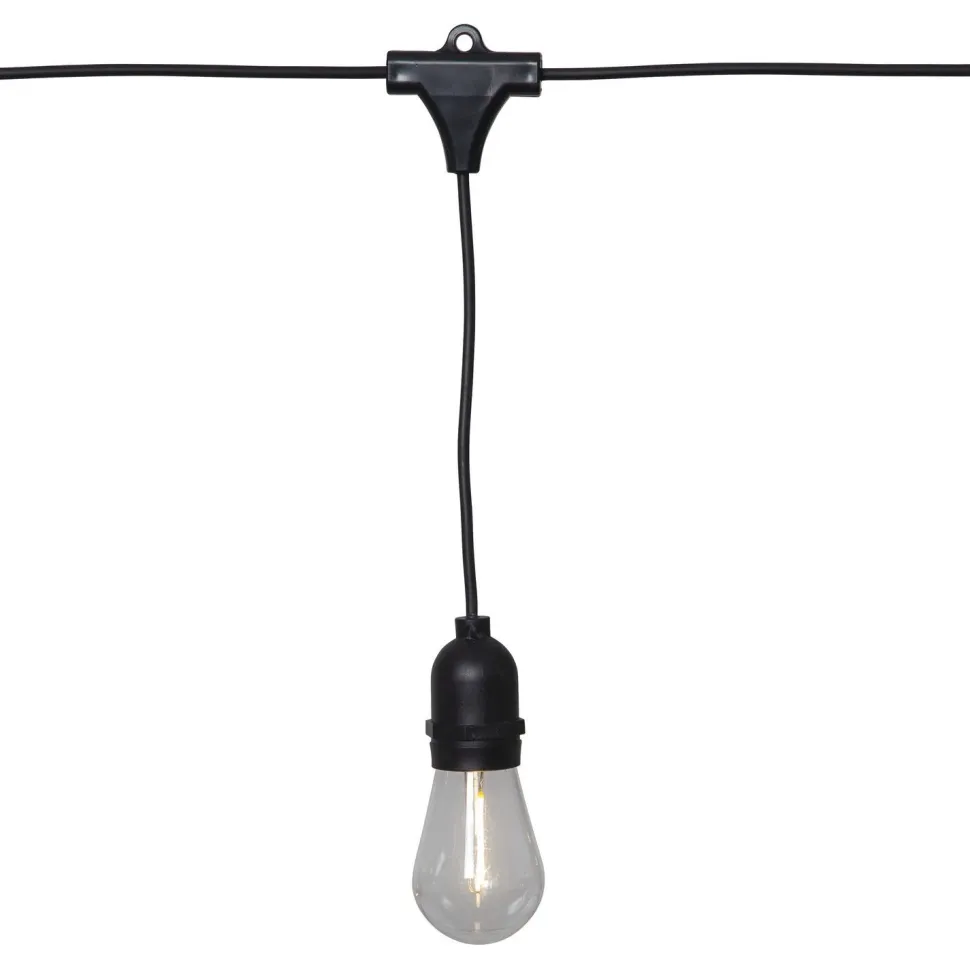 Valosarja Star Trading String Light, ulkokäyttöön, 10-osainen, 360cm, musta