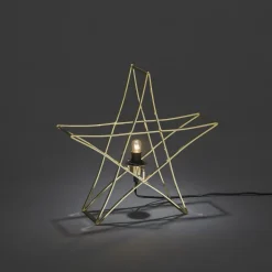 Valotähti Konstsmide, IP20, metalli, 40cm, hopea