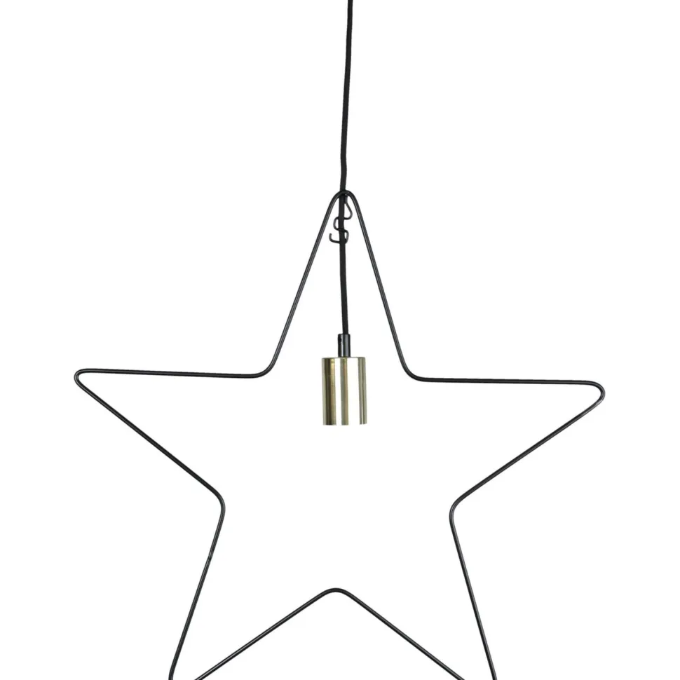 Valotähti Star Trading Ramsvik 52x50 cm musta