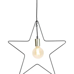Valotähti Star Trading Ramsvik 52x50 cm musta