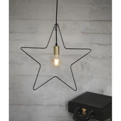 Valotähti Star Trading Ramsvik 52x50 cm musta