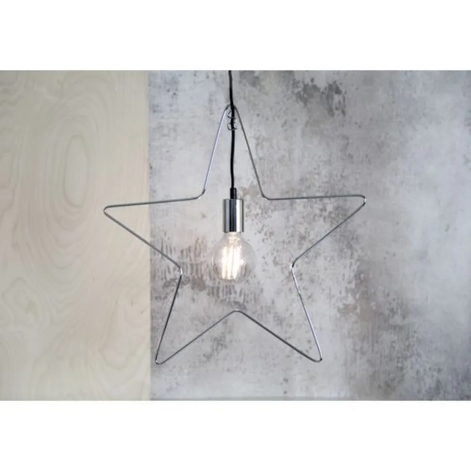 Valotähti Star Trading Ramsvik 52x50 cm kromi