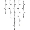Valoverho Markslöjd Chrissline Flash, 100 valoa, 2x0.6m, musta