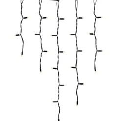 Valoverho Markslöjd Chrissline Flash, 100 valoa, 2x0.6m, musta