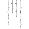 Valoverho Markslöjd Chrissline, 100 kylmän valkoista valoa, 2x0.7m musta