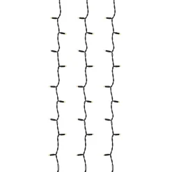 Valoverho Markslöjd Chrissline, 100 valoa, 1x1.5m, musta, eri valonsävyjä