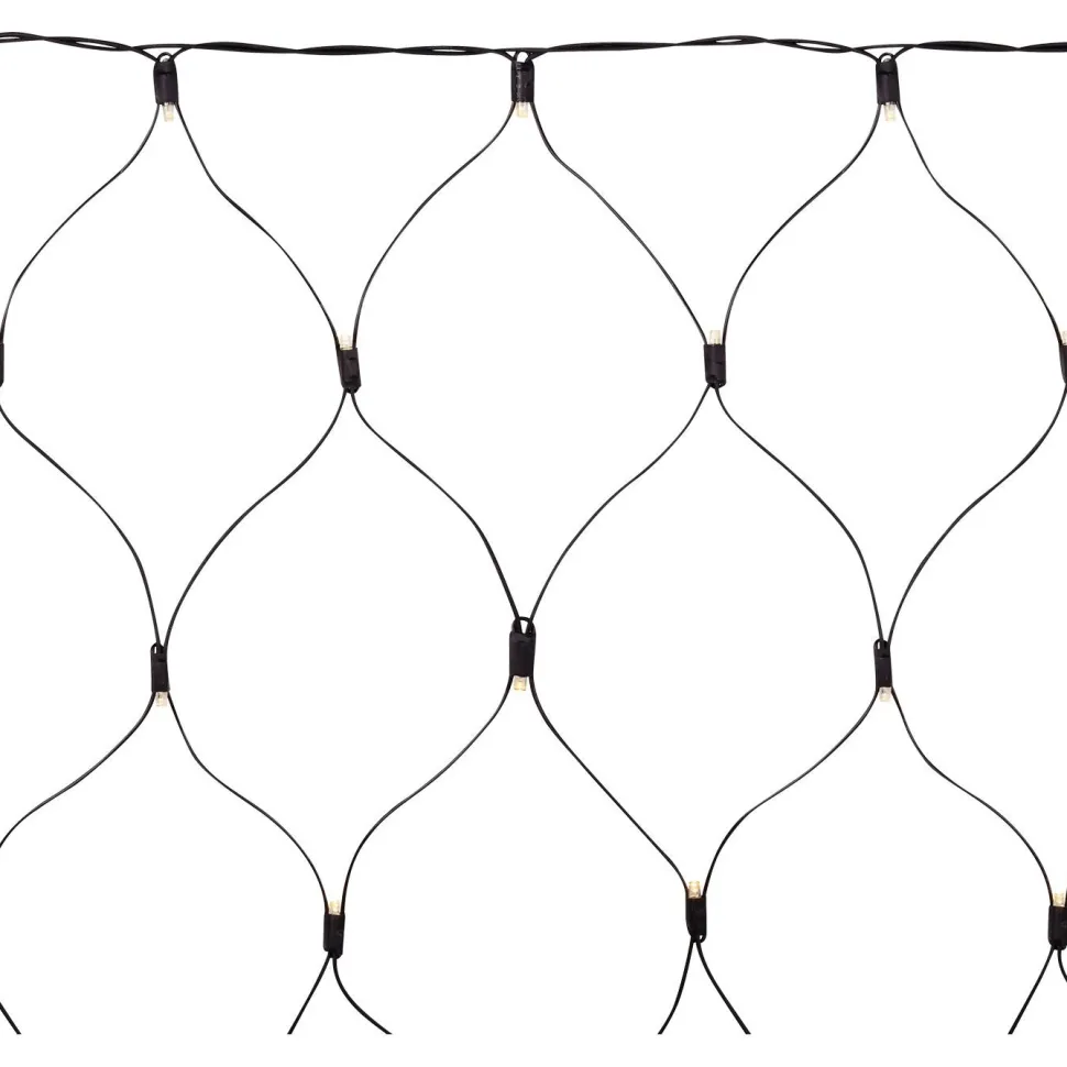 Valoverkko Markslöjd Chrissline Original, 100 valoa, 2x1.7m, musta