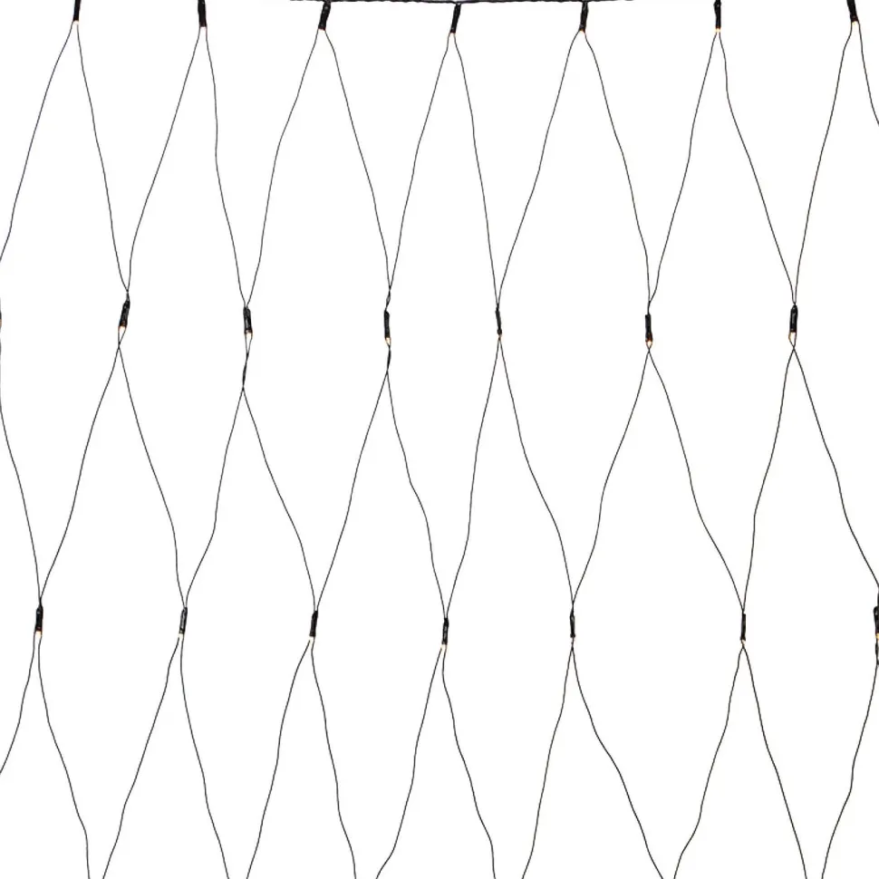 Valoverkko Markslöjd Garden 24, 140 LED-valoa, 3000K, 2x2m musta
