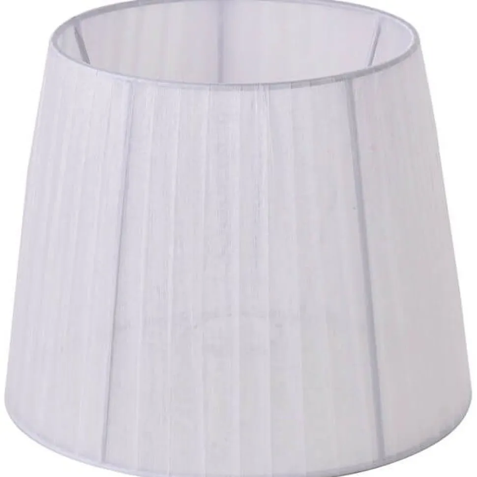 Varjostin FocusLight Organza Ø18cm, E14/E27, valkoinen