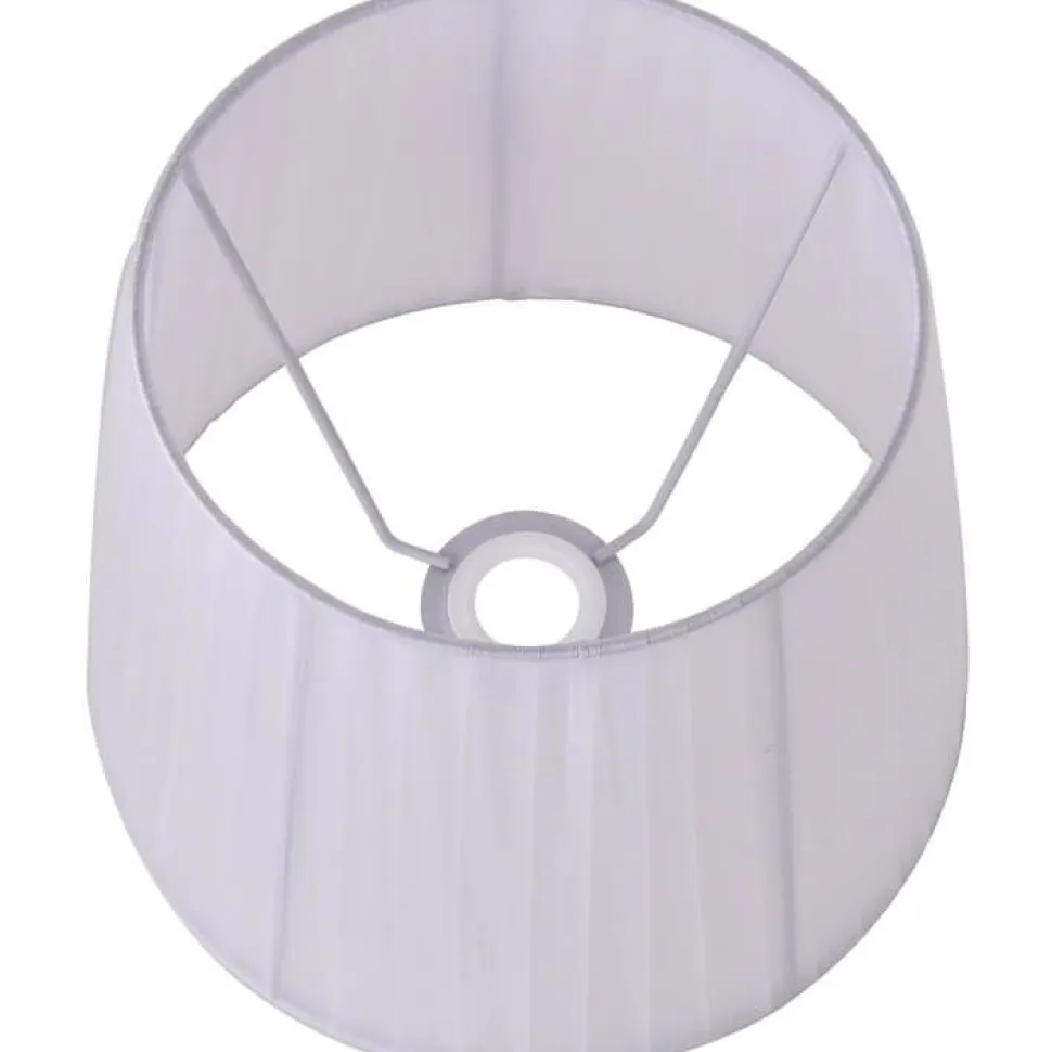 Varjostin FocusLight Organza Ø18cm, E14/E27, valkoinen