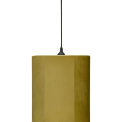 Varjostin PR Home Classic Cylinder samettivarjostin Ø 240 x 280 mm sinappi
