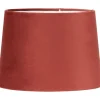 Varjostin PR Home Sofia samettivarjostin Ø 205/175 x 155 mm ruosteenpunainen