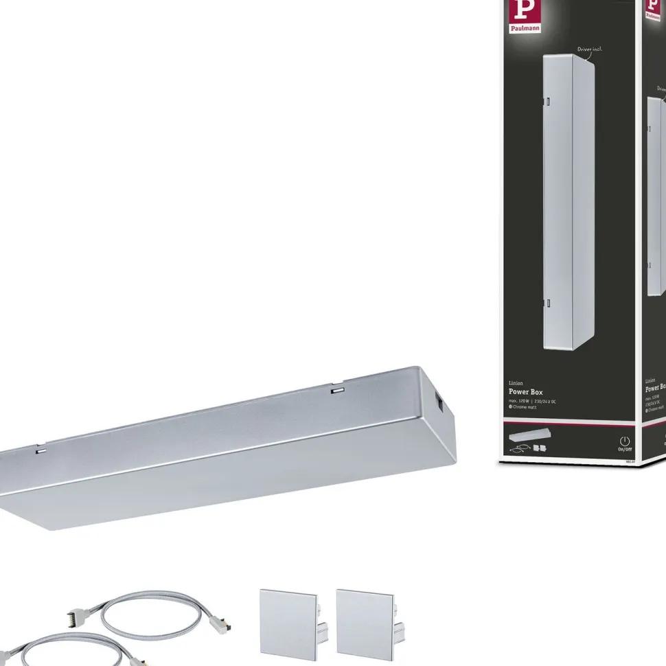 Virtalähde Paulmann Linion Power Box 230/24V max. 120W integroitu muuntaja signaalimusta