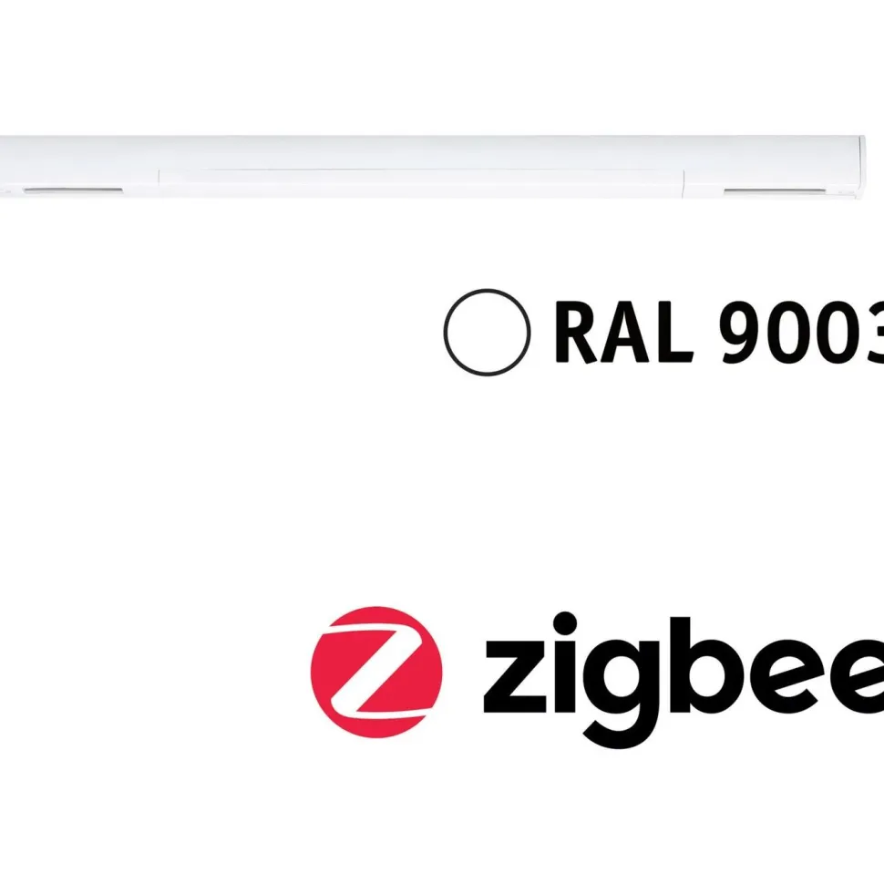 Virtasyöttö Paulmann URail Zigbee 3.0 keskisyöttö 304x21mm max. 100W mattamusta