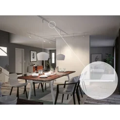 Virtasyöttö Paulmann URail Zigbee 3.0 keskisyöttö 304x21mm max. 100W mattamusta