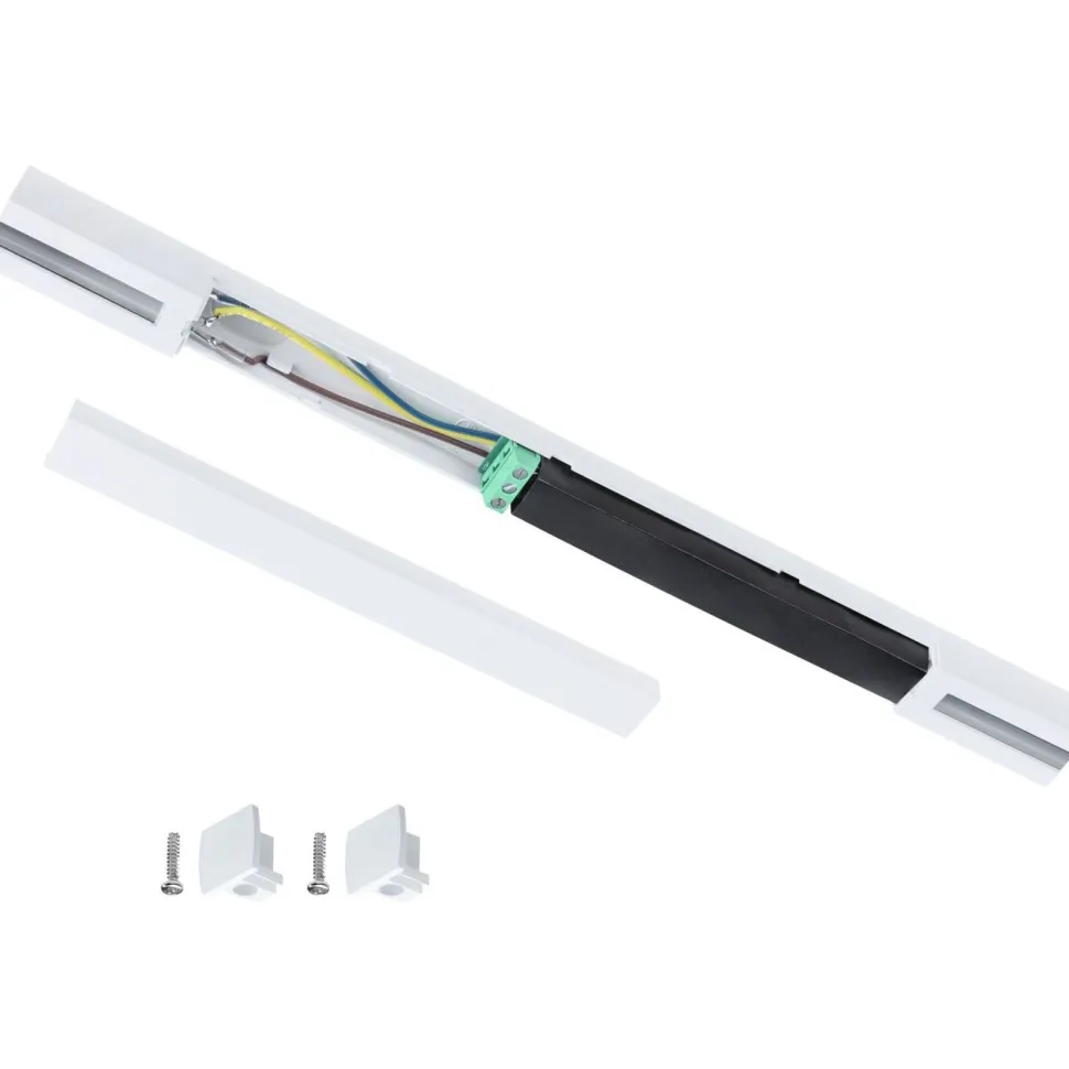 Virtasyöttö Paulmann URail Zigbee 3.0 keskisyöttö 304x21mm max. 100W mattamusta
