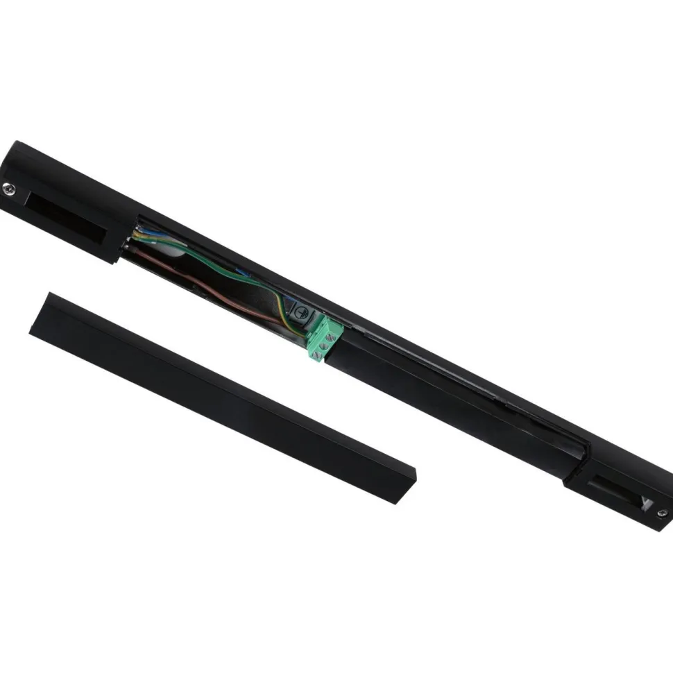Virtasyöttö Paulmann URail Zigbee 3.0 keskisyöttö 304x21mm max. 100W mattamusta