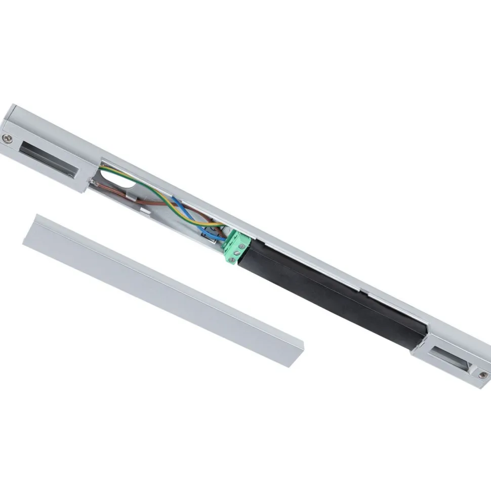 Virtasyöttö Paulmann URail Zigbee 3.0 keskisyöttö 304x21mm max. 100W mattamusta