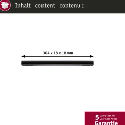 Virtasyöttö Paulmann URail Zigbee 3.0 keskisyöttö 304x21mm max. 100W mattamusta