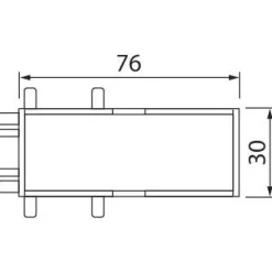 X-liitin Airam Linear LED 1 W 4000 K 65 lm