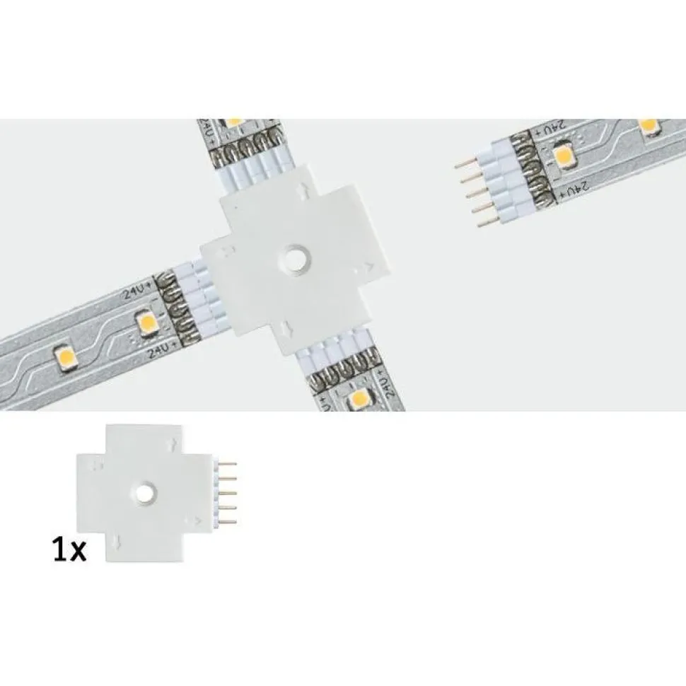 X-liitin Paulmann MaxLED, 32x28mm, max.144W, valkoinen