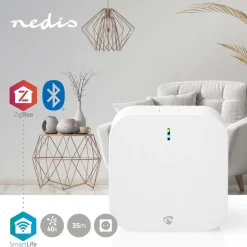Yhdyskäytävä Nedis Zigbee Bluetooth Wi-Fi WIFIZBT10CWT